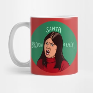 Patti Harrison ITYSL Santa Brought It Early Circle Mug